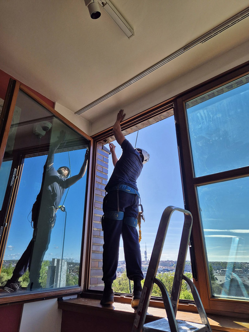 renovace dřevěných eurooken v národním technickém muzeu